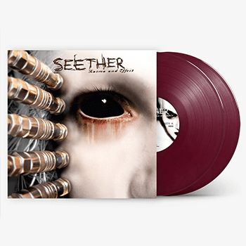Seether/Karma & Effect@2 LP Opaque Burgundy Vinyl