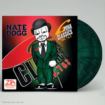 Nate Dogg/G Funk Classics, Vol. 1 & 2 (Zia Exclusive)@Green w/ Black Smoke 2LP@Limited to 500