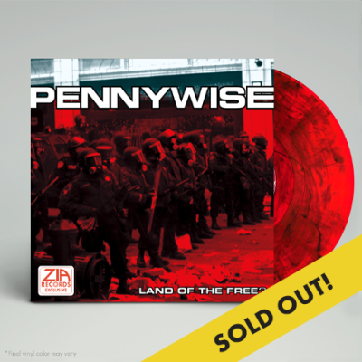 Pennywise/Land Of The Free? (Zia Exclusive)@Limited To 800@Translucent Red & Black Marble