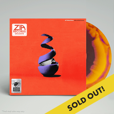 Neck Deep/All Distortions Are Intentional (Zia Exclusive)@Zia Exclusive - Limited To 300@Purple, Black, And Orange A Side/B Side