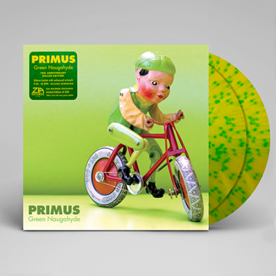 Primus/Green Naugahyde - 10 Year Anniversary Edition (Zia Exclusive)@Clear Yellow w/ Neon Green Splatter 2LP@Limited to 500