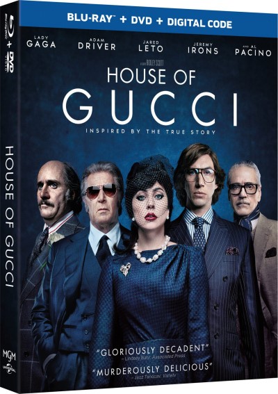 House of Gucci (2021)/Lady Gaga, Adam Driver, and Jared Leto@R@Blu-ray + DVD