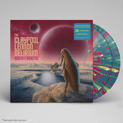 The Claypool Lennon Delirium/South Of Reality (Zia Exclusive)@Limited To 300@Sea Blue Vinyl With Magenta And Lemon Splatter