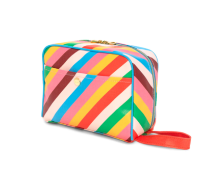 Getaway Toiletry Bag/Rainbow Stripe