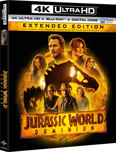 Jurassic World Dominion/Chris Pratt, Bryce Dallas Howard, and Laura Dern@PG-13@4K Ultra HD/Blu-ray