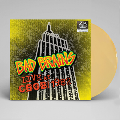 Bad Brains/Live At CBGB 1982 (Zia Exclusive)@Yellow Vinyl@Limited to 300