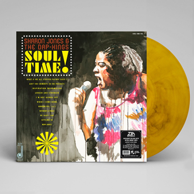 Sharon Jones & The Dap-Kings/Soul Time! (Zia Exclusive)@Yellow w/ Black Smoke Vinyl@Limited to 500