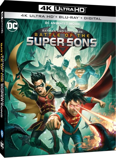 Batman and Superman: Battle of the Super Sons (2022)/Jack Dylan Grazer Jack Giffo, and Troy Baker@PG-13@4K Ultra HD + Blu-ray