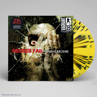Senses Fail/Still Searching (Zia Exclusive)@Black with Heavy Yellow Splatter 2LP@Limited to 500