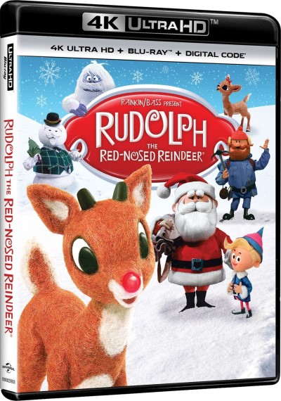 Rudolph the Red-Nosed Reindeer (1964)/Burt Ives, Larry Mann, and Billie Mae Richards@Not Rated@4K Ultra HD + Blu-ray