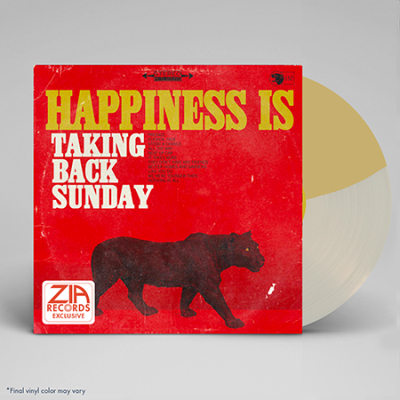 Taking Back Sunday/Happiness Is (Zia Exclusive)@Gold & Milky Clear Split@Limited to 500