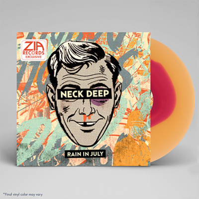 Neck Deep/Rain In July - 10th Anniversary (Zia Exclusive)@Purple In Light Orange@Limited To 300