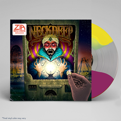 Neck Deep/Wishful Thinking (Zia Exclusive)@Clear, Purple And Yellow Stripe@Limited To 300