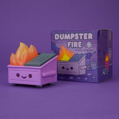 Vinyl Figure/Dumpster Fire - Cough Syrup Purple