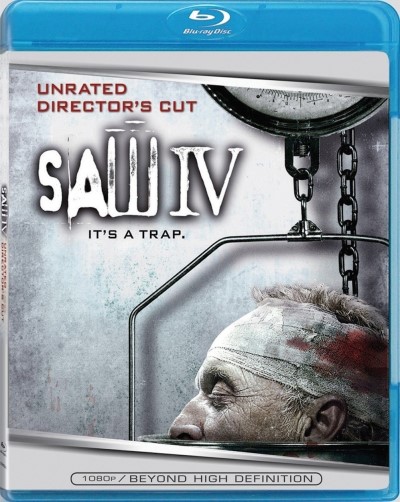 SAW IV (2007) (Unrated)/Tobin Bell, Scott Patterson, and Costas Mandylor@Not Rated@Blu-ray