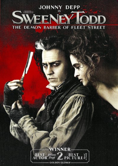 Sweeney Todd: The Demon Barber of Fleet Street (2007)/Johnny Depp, Helena Bonham Corter, and Alan Rickman@R@DVD
