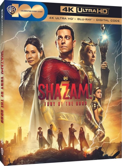 Shazam! Fury of the Gods/Zachary Levi, Asher Angel, and Jack Dylan Grazer@PG-13@4K Ultra HD/Blu-ray