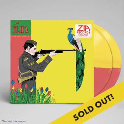 Fun./Aim and Ignite (Zia Exclusive)@Half And Half Red/Yellow Double LP@Limited To 500