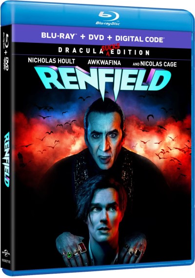 Renfield/Nicholas Hoult, Nicolas Cage, and Awkwafina@Blu-Ray/DVD/Digital@R