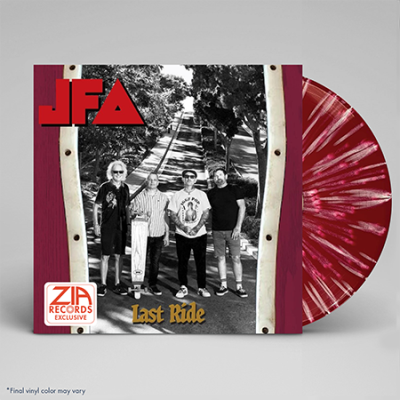 JFA/Last Ride (Zia Exclusive)@Red & White Splatter Vinyl - Cover Variant@Limited To 200