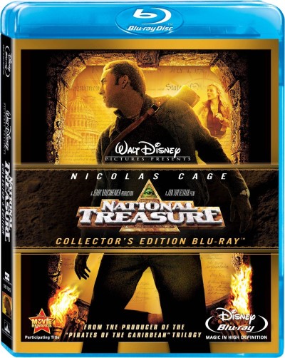 National Treasure (2004)/Nicolas Cage, Harvey Keitel, and Jon Voight@PG@Blu-ray