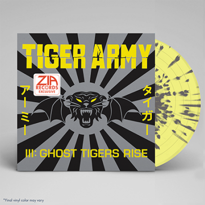 Tiger Army/Iii: Ghost Tigers Rise@Yellow With Gray Splatter@Limit To 300