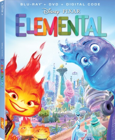 Elemental (2023)/Leah Lewis, Mamoudou Athie, and Ronnie del Carmen@PG@Blu-ray + DVD