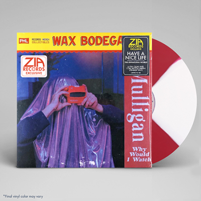 Hot Mulligan/Why Would I Watch (Zia Exclusive)@Red And White Quadrant Vinyl@Limited To 300