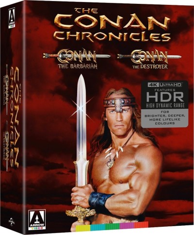 The Conan Chronicles (Arrow Films)/Arnold Schwarzenegger, James Earl Jones, and Grace Jones@R@4K Ultra HD/Blu-ray