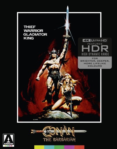 Conan the Barbarian (1982) (Arrow Films)/Arnold Schwarzenegger, James Earl Jones, and Sandahl Bergman@R@4K Ultra HD/Blu-ray