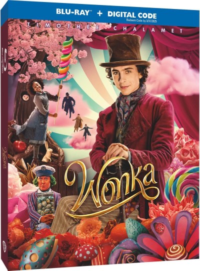 Wonka (2023)/Timothée Chalamet, Calah Lane, and Keegan-Michael Key@PG@Blu-ray