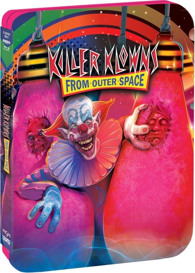 Killer Klowns from Outer Space (Steelbook)/Grant Cramer, Suzanne Snyder, and John Allen Nelson@PG-13@4K Ultra HD/Blu-ray