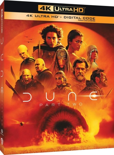 Dune: Part Two/Timothée Chalamet, Zendaya, and Rebecca Ferguson@PG-13@4K Ultra HD/Blu-ray