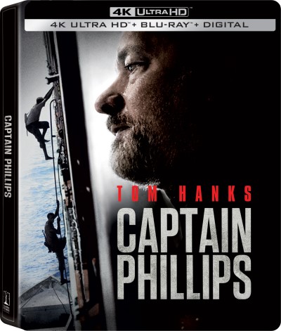 Captain Phillips (2013) (Steelbook)/Tom Hanks, Barkhad Abdi, and Catherine Keener@PG-13@4K Ultra HD + Blu-ray