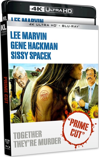 Prime Cut (1972) (KL Studio Classics)/Lee Marvin, Gene Hackman, and Sissy Spacek@R@4K Ultra HD + Blu-ray