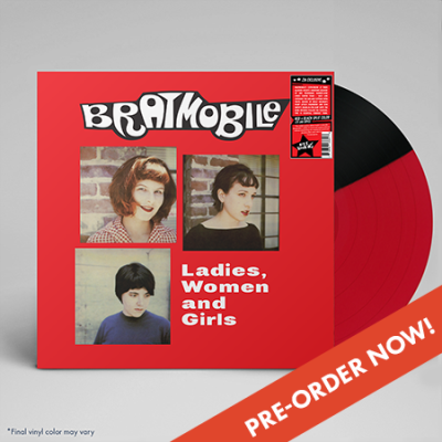 Bratmobile/Ladies, Women And Girls (Zia Exclusive)@Red And Black Split Vinyl@Limited To 300