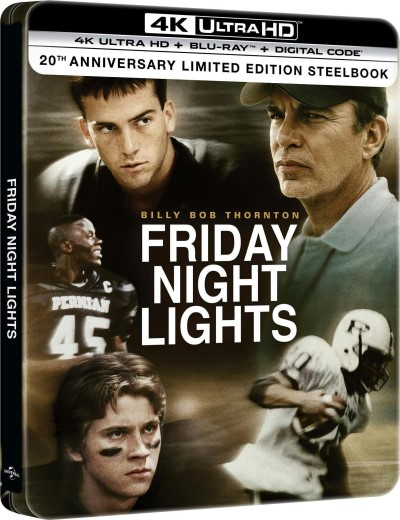 Friday Night Lights (2004) (Steelbook)/Billy Bob Thornton, Derek Luke, and Jay Hernandez@PG-13@4K Ultra HD + Blu-ray