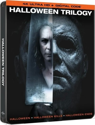 Halloween Trilogy (Steelbook) (Walmart Exclusive)/Jamie Lee Curtis, Andi Matichak, and James jude Courtney@R@4K Ultra HD + Blu-ray