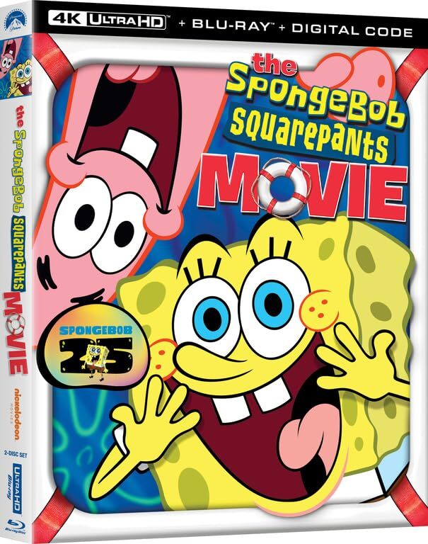 The SpongeBob SquarePants Movie (2004)/Tom Kenny, Bill Fagerbakke, and Clancy Brown@PG@4K Ultra HD + Blu-ray