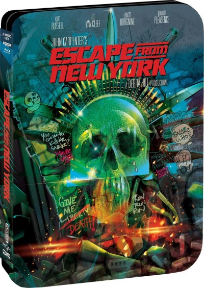 Escape from New York (1981) (SCREAM! Factory) (SteelBook)/Kurt Russell, Lee Van Cleef, and Ernest Borgnine@R@4K Ultra HD + Blu-ray