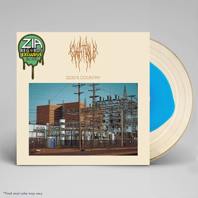 Chat Pile/God's Country (Zia Exclusive)@Limited To 100@Cloudy Clear With Aqua Blue Color In Color