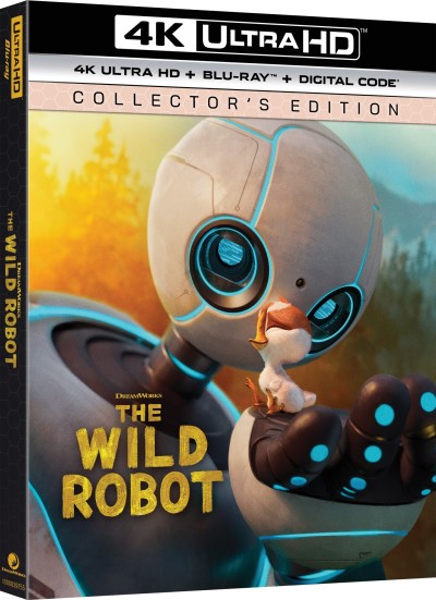 The Wild Robot (2024)/Lupita Nyong'o, Pedro Pascal, and Kit Connor@PG@4K Ultra HD + Blu-ray