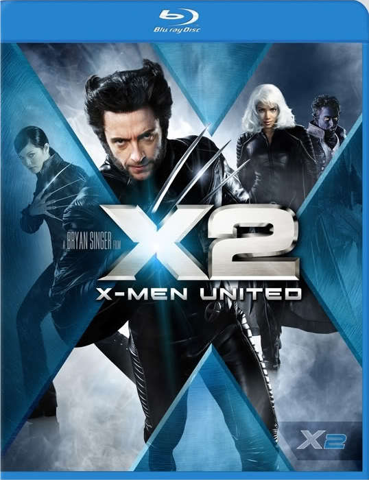 X2: X-Men United/Patrick Stewart, Hugh Jackman, and Ian McKellen@PG-13@Blu-ray