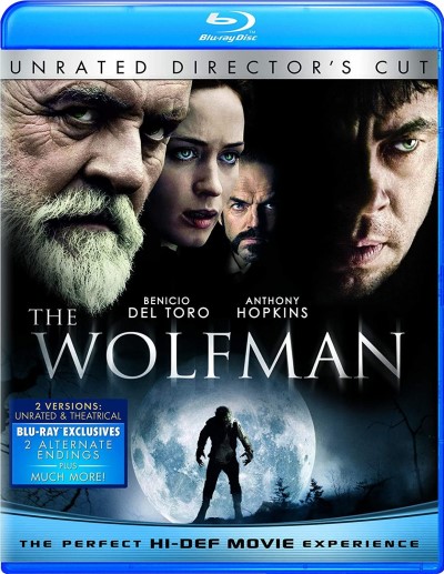 The Wolfman (2010)/Benicio del Toro, Anthony Hopkins, and Emily Blunt@R@Blu-ray