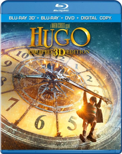 Hugo (2012)/Ben Kingsley, Sacha Baron Cohen, and Asa Butterfield@PG@Blu-ray 3D/Blu-ray/DVD