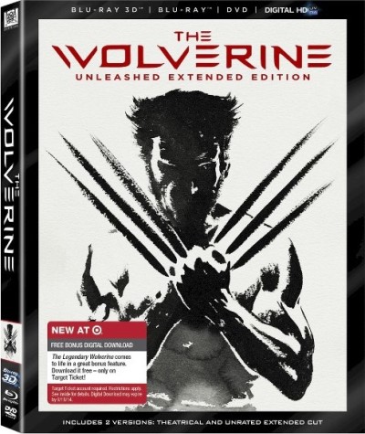 The Wolverine (2013 (Unleashed Extended Edition)/Hugh Jackman, Hiroyuki Sanada, and Tao Okamoto@Not Rated@Blu-ray 3D/Blu-ray/DVD