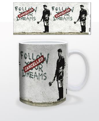 Mug/Banksy - Follow Your Dreams