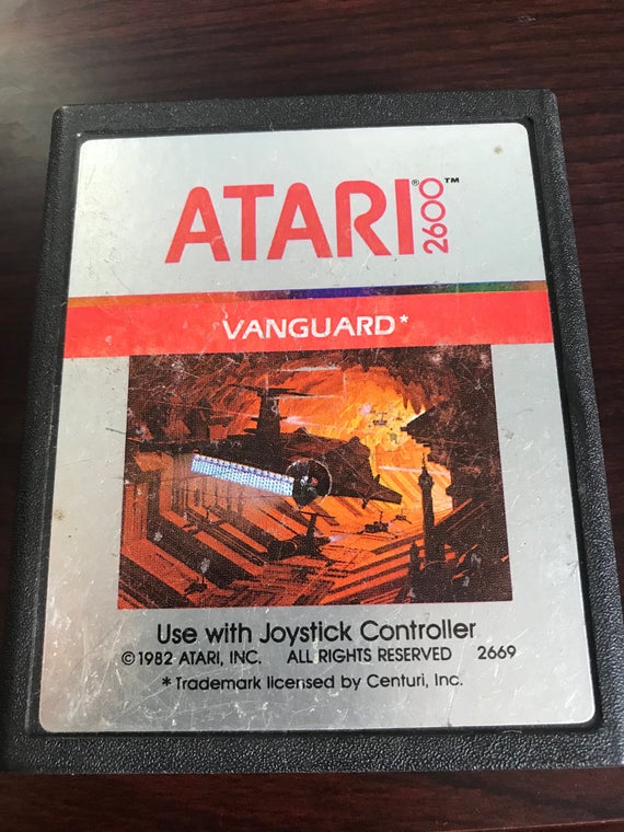 Atari 2600 Vanguard. Zia Records