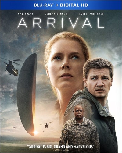 Arrival (2016)/Amy Adams, Jeremy Renner, and Forest Whitaker@PG-13@Blu-ray