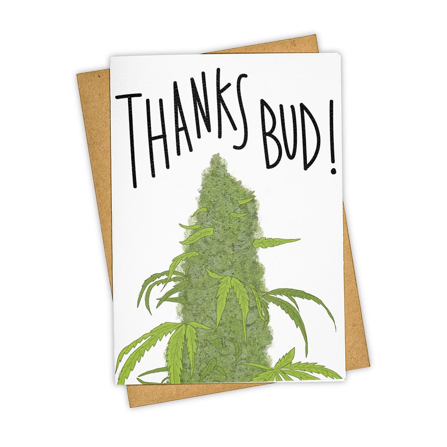 Greeting Card/Thanks Bud! - 282